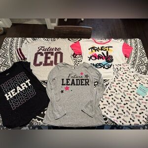 Justice tops shirts lot